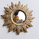 Vintage sunburst mirror, 1960s