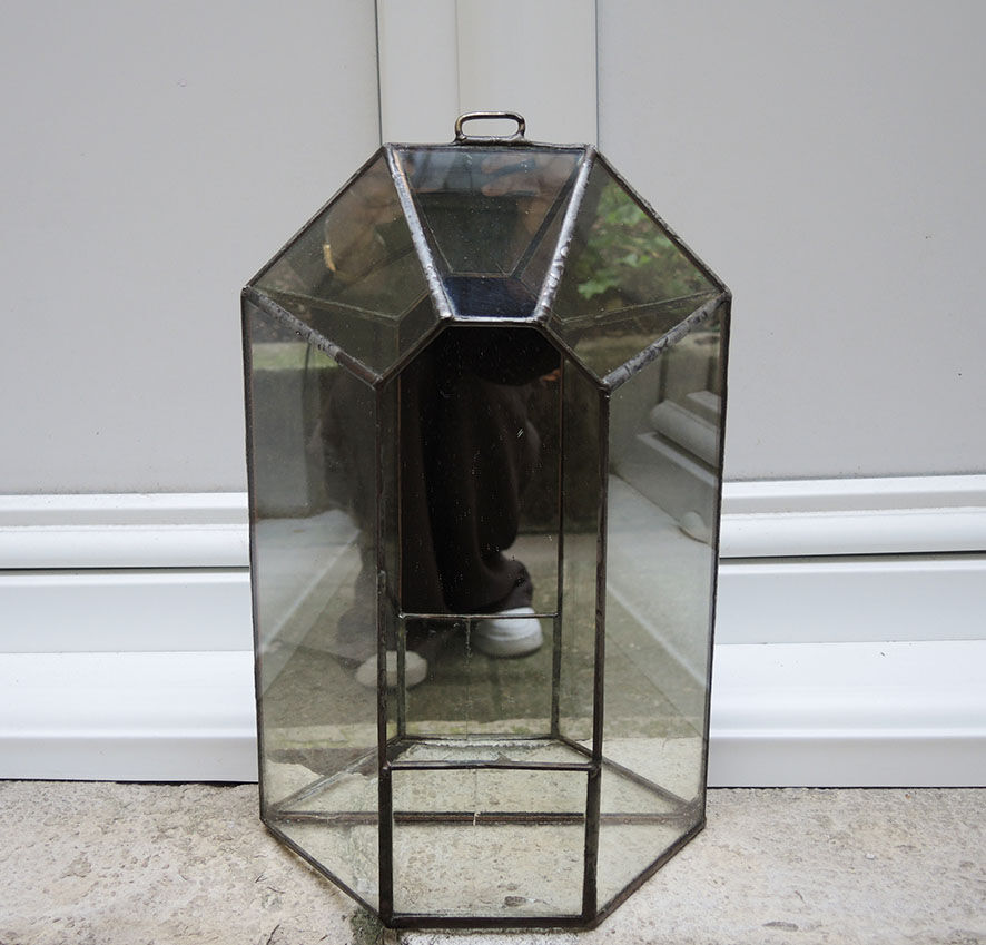 Old mini octagonal wall display