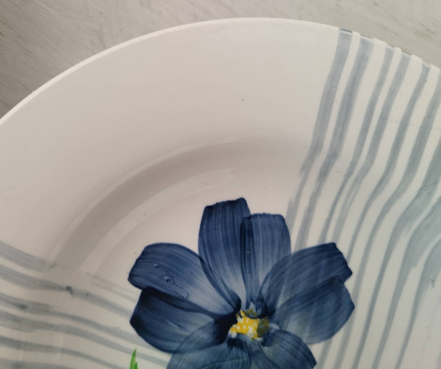 Soup plates soup pasta earthenware digoin sarreguemines vintage valentine model