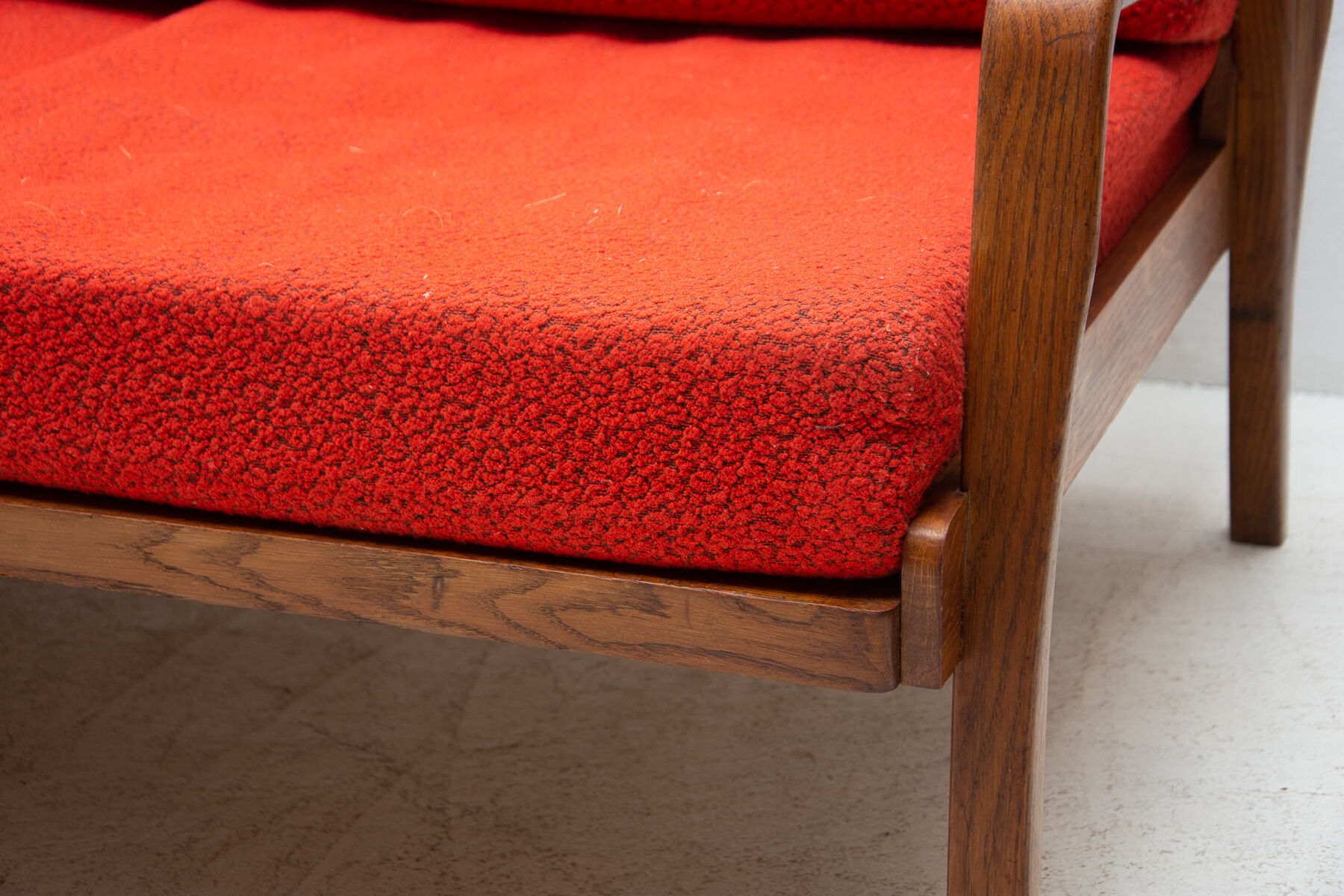 Mid century folding sofa in scandinavian style, 1960´s, czechoslovakia