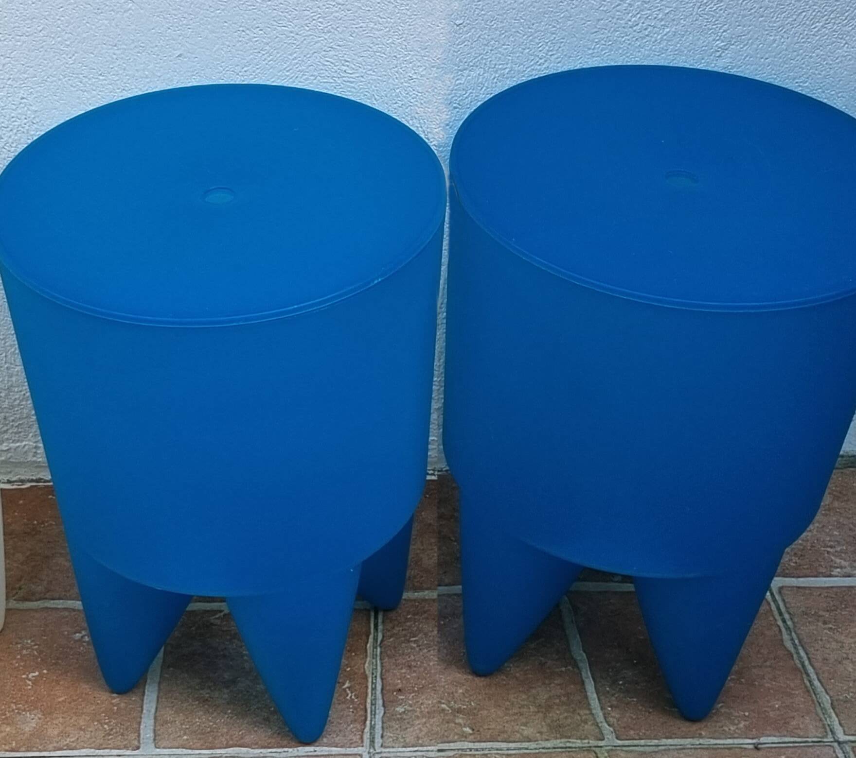Set of 2 "Bubu 1er" stools by Philippe Starck for XO