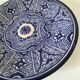 Moroccan glazed earthenware bowl