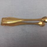 Christofle pearls - sugar tongs 11 cm silver-gold metal perfect condition