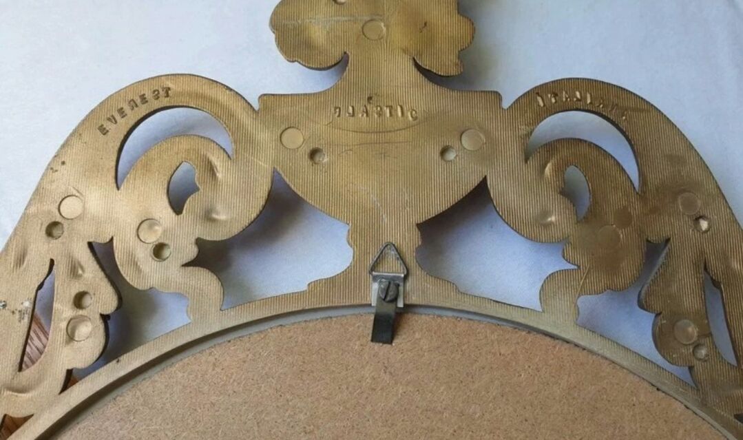 Italian mirror Louis XVI style in gold resin