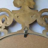 Italian mirror Louis XVI style in gold resin