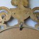 Italian mirror Louis XVI style in gold resin