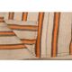 Vintage Turkish Hand-Knotted Wool Cotton Beige Kilim Area Rug 140x184