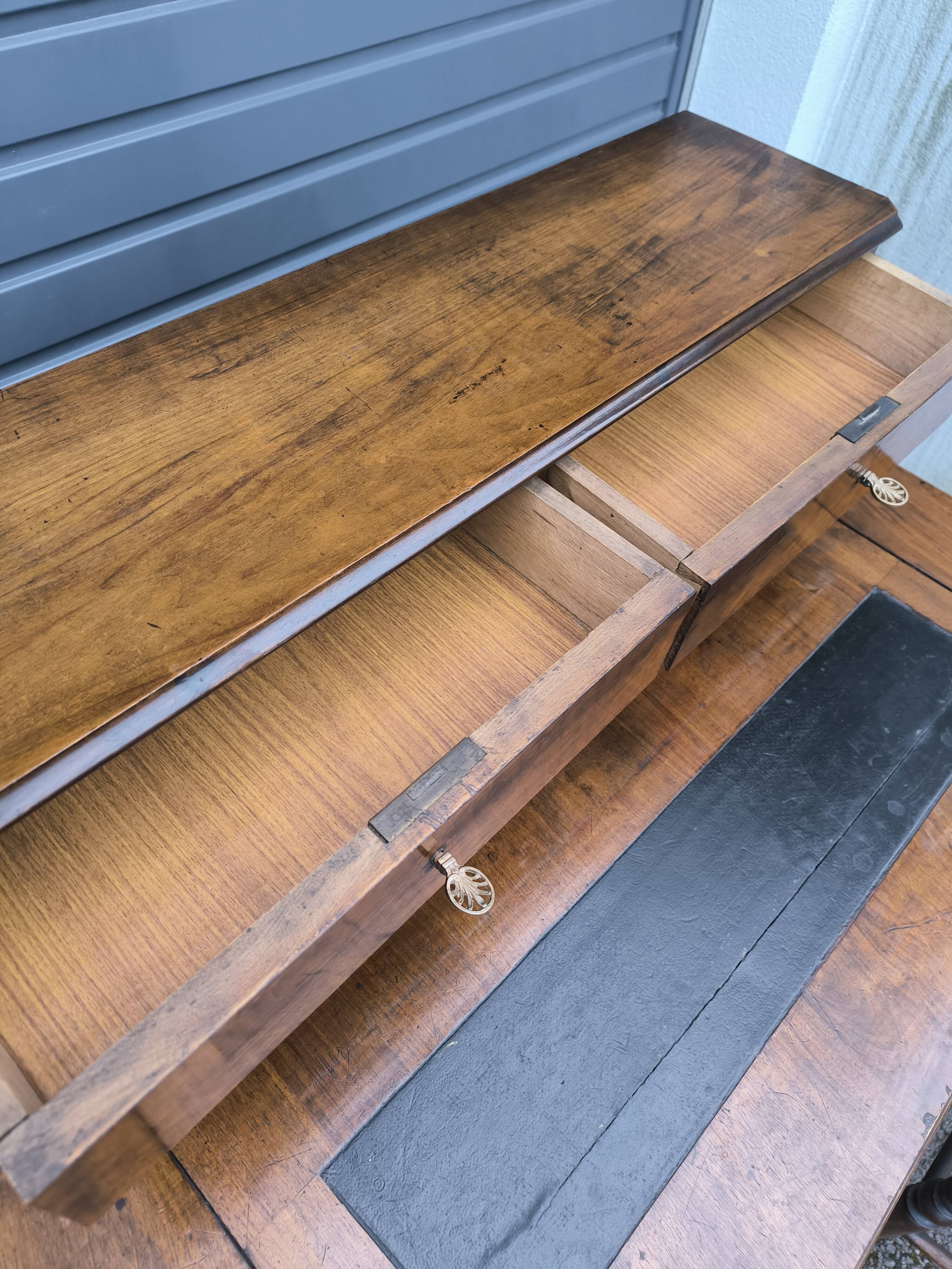 Louis Philippe style stepped flat desk