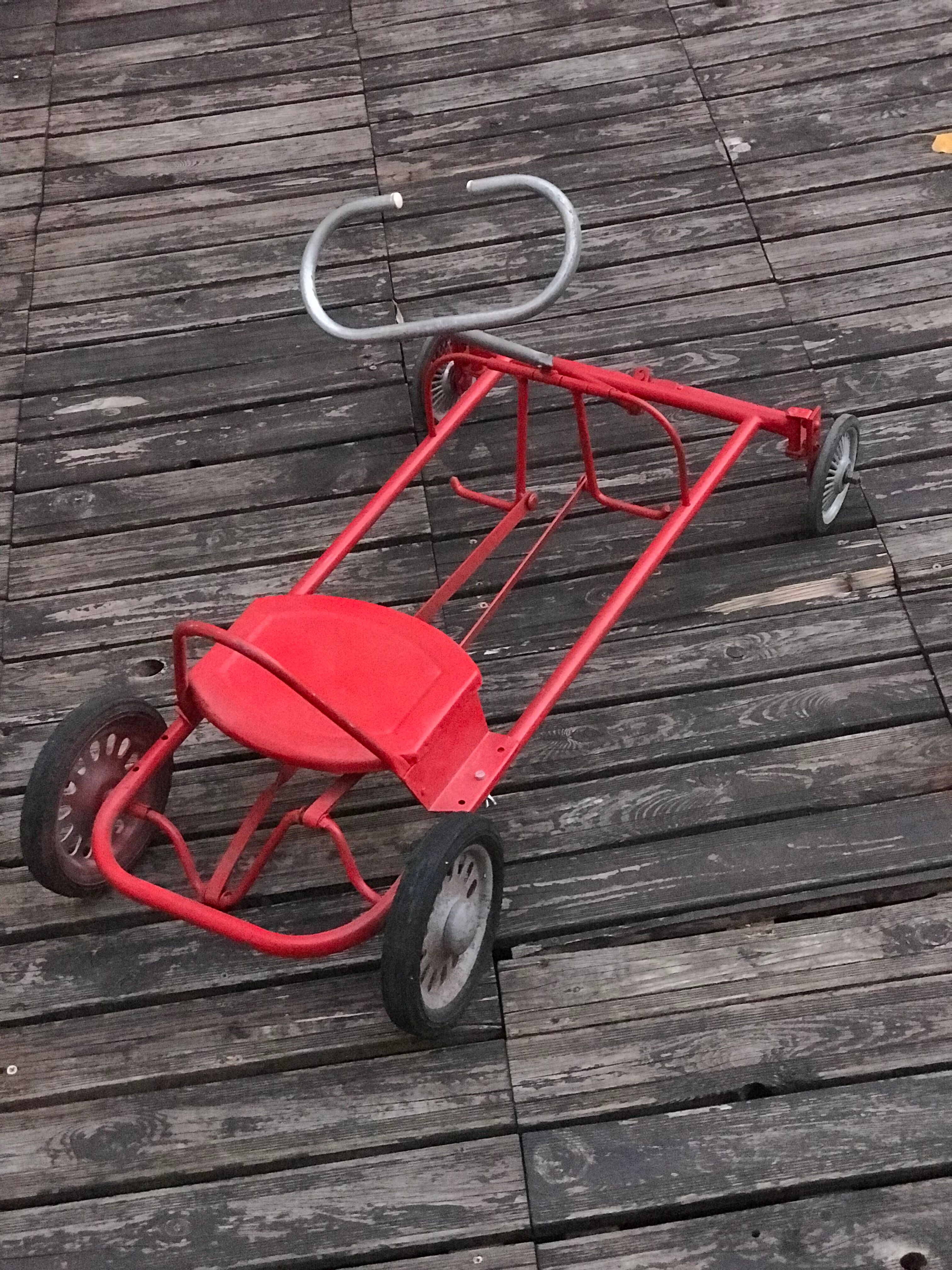 pedal kart year 60 vintage style car