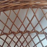Vintage wicker children's armchair