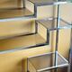 Shelf by designer Willy Rizzo Gold and smoked glass