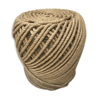 Pouf in rope