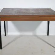 Mid Century Extendable Dining Table in Teak, 1960s