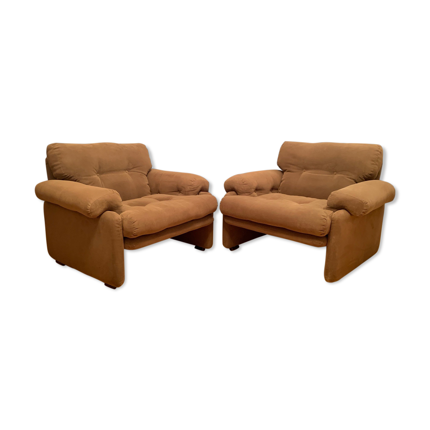 Pair of Coronado armchairs, designed by Tobia Scarpa, C&B Italia, 1960s