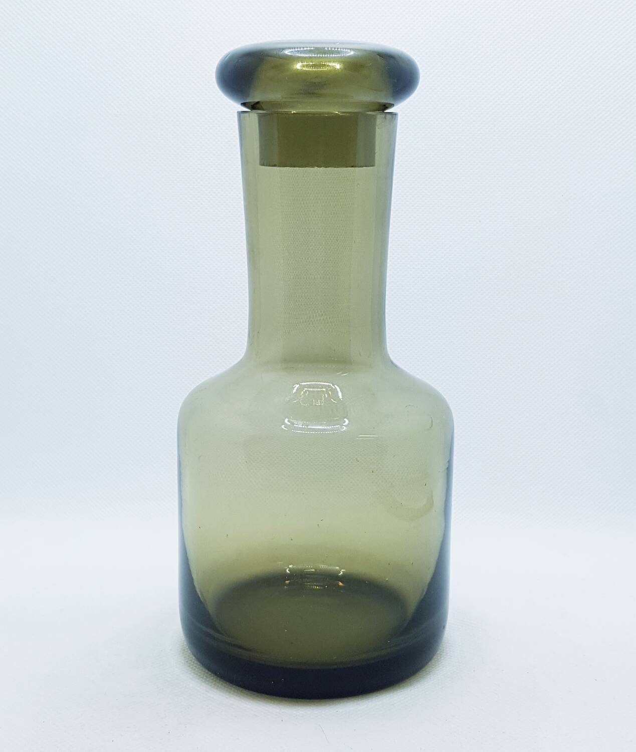 Smoked glass water carafe