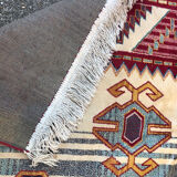 Patterned Kilim rug
