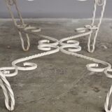 Vintage table by carrara carrara marmo and worn marma, 40s