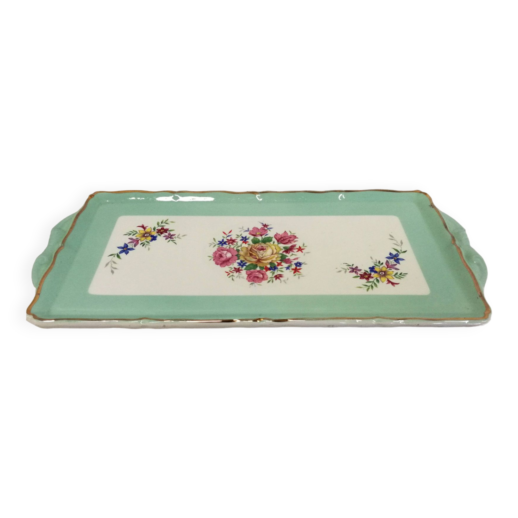 Plat À Cake En Porcelaine Céranord St Amand