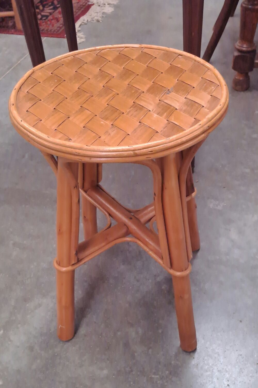 Rattan stool