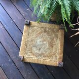 Balinese low seated furniture in solid wood and braided rope