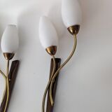 Paire applique style hollywood regency