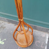 Rattan parrot coat rack, 1960