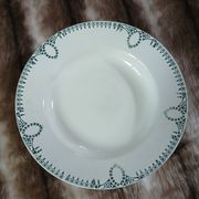 6 mismatched vintage deep plates in ironstone