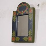 Bohemian mirror in painted wood