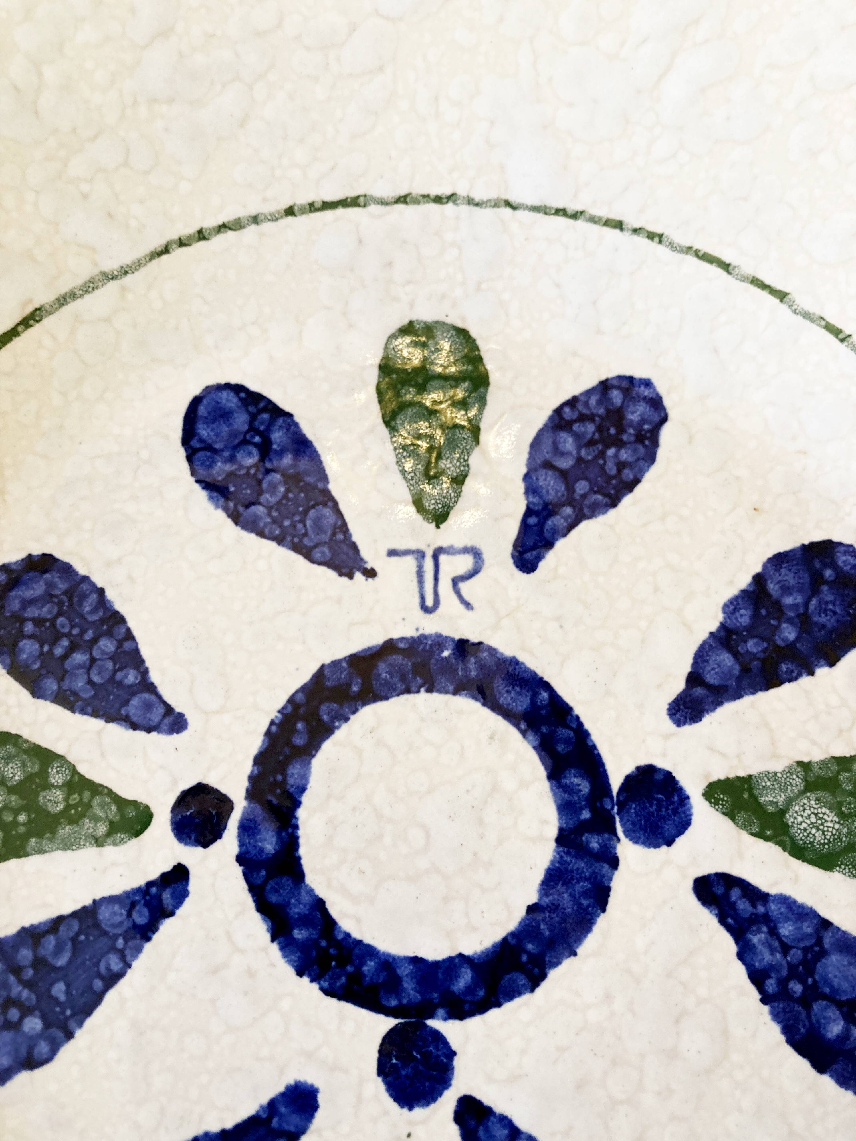 9 soup plates by Toy-Riont, Salins earthenware