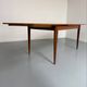 Table à manger extensible en teck design scandinave des années 1960
