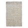 Modern Moroccan Berber Rug Made of Natural Ivory & Brown Wool, Beni Ourain Hand-Knotted Carpet