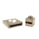 Table top smoking set, ashtray and table lighter, Italy 1970