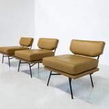 Ensemble de 3 fauteuils 'Elettra' de Stdio BBPR pour Arflex