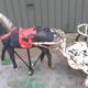 Sulky metal 50s two-seater