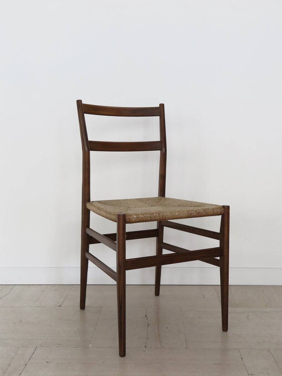 Leggera Model Chairs Designed by Gio Ponti for Cassina, Italy, 1950s, Set of 4