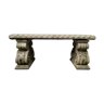Composite stone bench