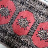 Vintage Uzbek Bukhara runner 63cm x 170cm 1960s