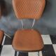 Bistro kitchen chairs in faux leather LOIRE SIEGES Vintage
