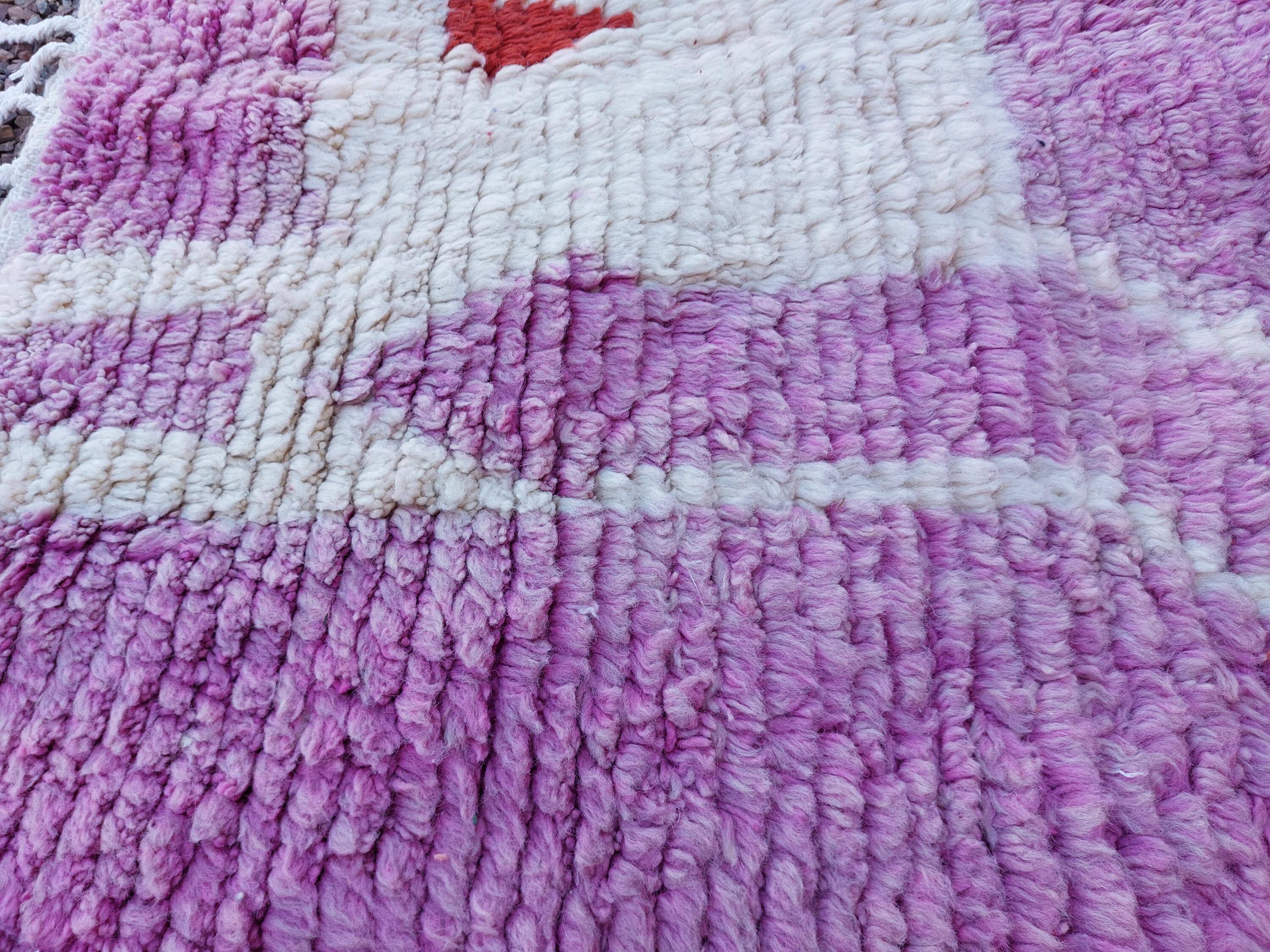 Natural handmade Berber rug 3x2 m