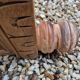 Coffre en bois pattes de lion