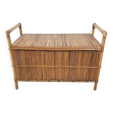 Rattan toy box