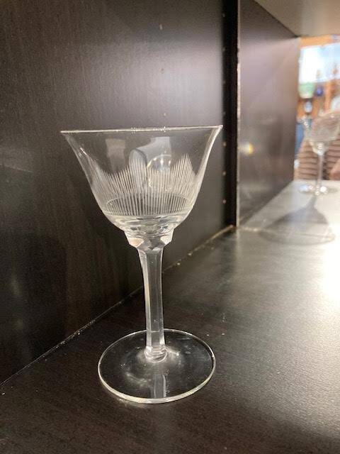 Art Deco crystal service