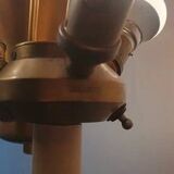 Floor lamp Table lamp signed Malabert house 1930 Art Deco DLG rings Quinet