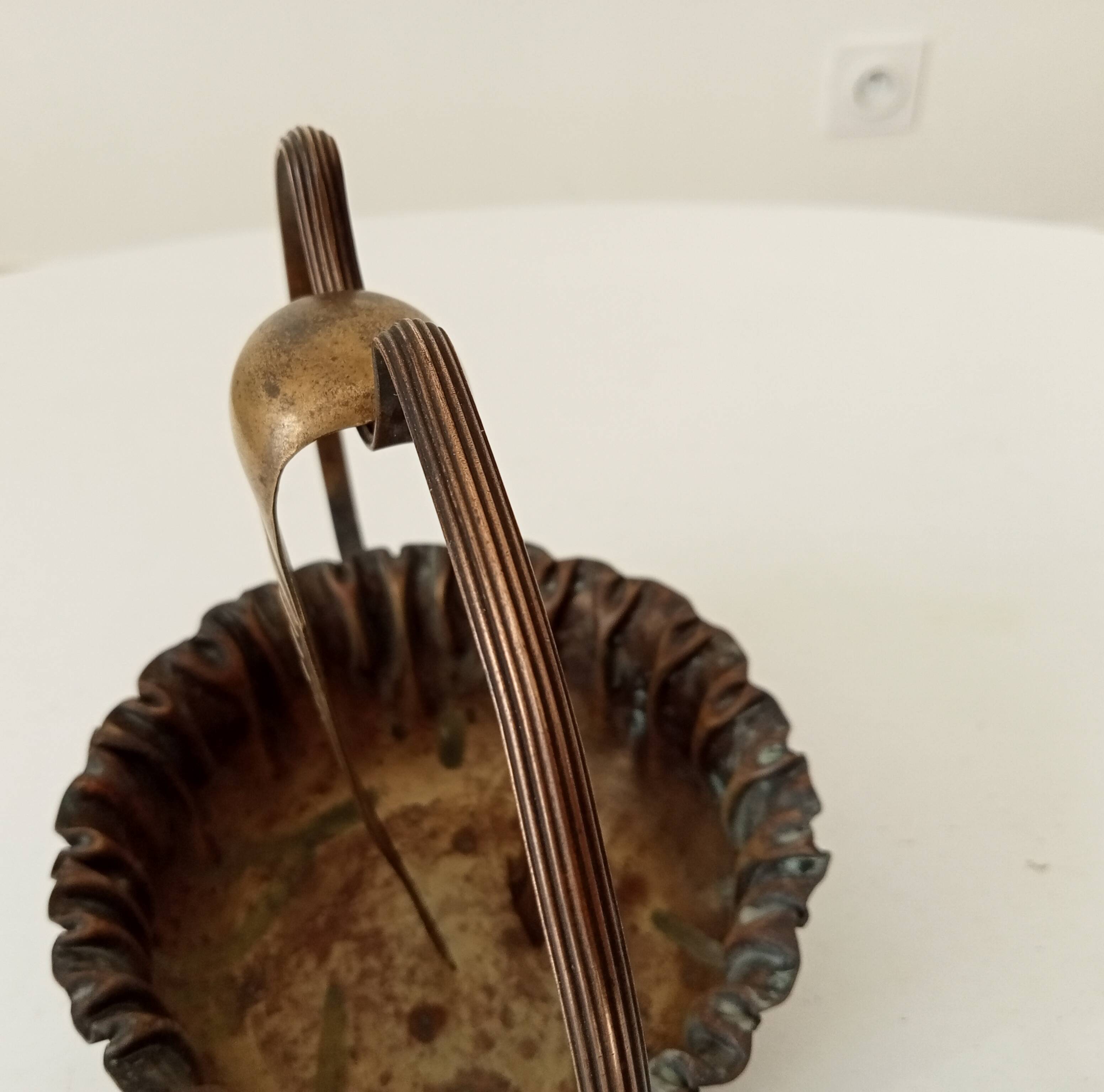 Old art deco sugar bowl popular early 20th century