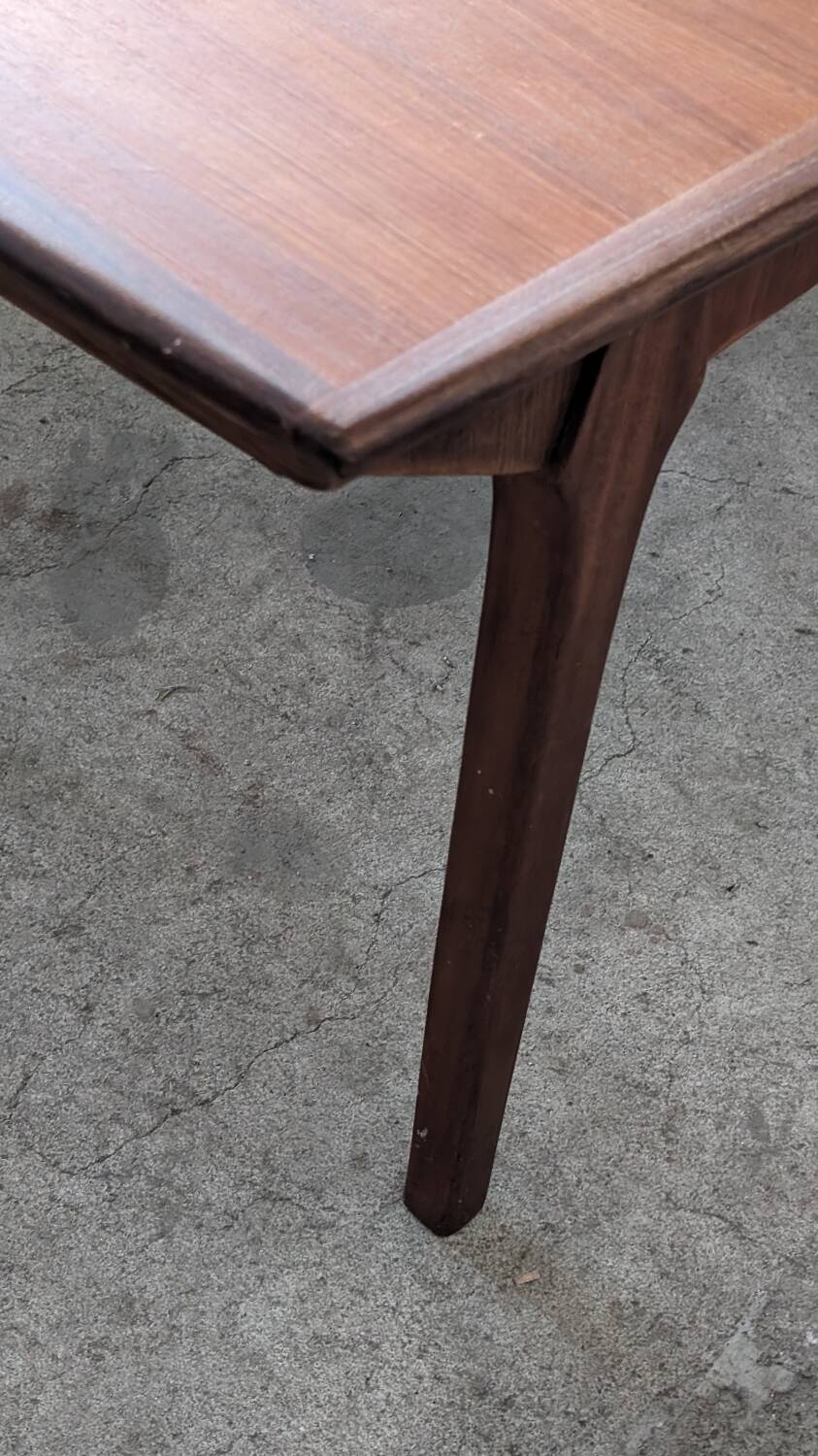Table scandinave vintage avec rallonges