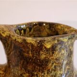 Pitcher or vase in glazed earthenware 1950