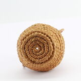 Set of 2 wicker pans