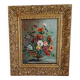 Old oil painting with a knife