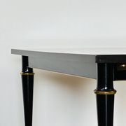 Table de salle à manger art déco française en macassar 1940