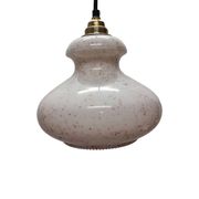 Vintage Pendant Lamp With Opaline Shade